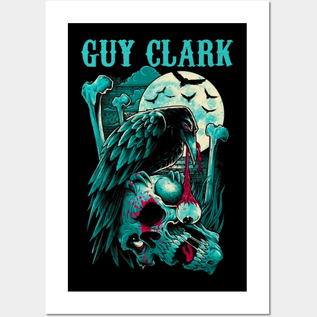 GUY CLARK BAND MERCHANDISE Wall Art by jn.anime